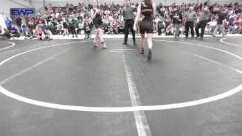 105 lbs Rr Rnd 1 - Montanna Eubanks, Sallisaw Takedown Club vs Jayde Lynch, Warner Eagles Youth Wrestling