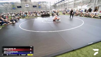 170 lbs 4th Wrestleback (16 Team) - Zach White Jr., Team Indiana vs Bryce Randolph, Michigan Red