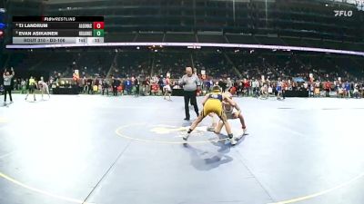 D3-106 lbs Cons. Round 3 - Evan Asikainen, Negaunee HS vs Tj Landrum, Algonac