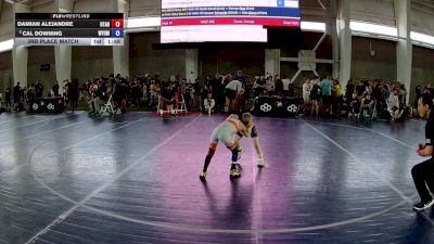 53 lbs 3rd Place Match - Damian Alejandre, Utah vs Cal Downing, Wyoming