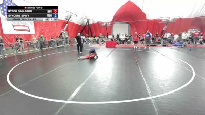 85 lbs Champ. Round 2 - Ryder Gallardo, MWC vs Syncere Spivy, Toss Em Up Wrestling Academy