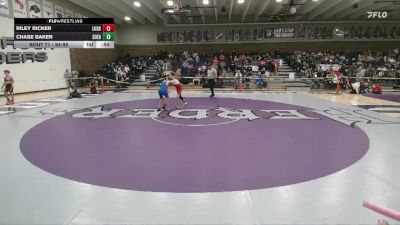 94-96 lbs Round 2 - Riley Ricker, Lusk vs Chase Baker, Southeast MS