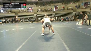 285 Championship Bracket Cons. Semi - Mitch Folks, Woodbury vs Andrew Olson, Stillwater