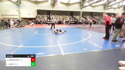 82-J lbs Round Of 16 - Jack Obiedzinski, Frost Gang vs Lucas Lanci, Souderton Youth Wrestling