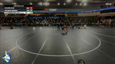 140 lbs Champ. Round 1 - Nayobie Brown, Clinton vs Lillian Allie, Algona