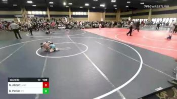 86 lbs Semifinal - Nathan Abbott, Lawc vs Dylan Parker, Atc