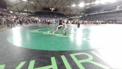 72 lbs Quarterfinal - Maisie Elliott, Mat Demon Wrestling Club vs Yazmin Balagot, Montesano Mad Dogs Wrestling