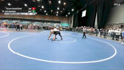 285 lbs Cons. Round 7 - Leo Mathias, Battle Mountain vs Elijah Gustavson, Spanish Springs
