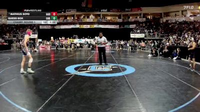 5A 133 lbs Champ. Round 1 - Mathius Soto, Gadsden vs Guess Box, Carlsbad