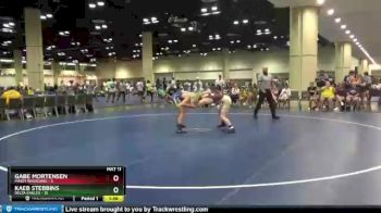 132 lbs Round 9 (10 Team) - Gabe Mortensen, Minot Magicians vs Kaeb Stebbins, Delta Eagles