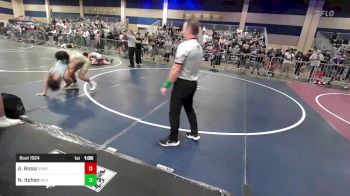 126 lbs Round Of 64 - Andre Rossi, Somerset Academy vs Nathan Itchon, Silverback WC