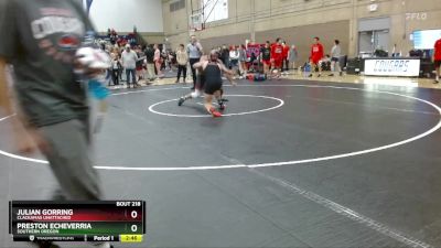 184 lbs Semifinal - Julian Gorring, Clackamas Unattached vs Preston Echeverria, Southern Oregon