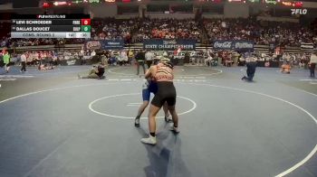 D 1 157 lbs Cons. Round 2 - Dallas Doucet, Sulphur vs Levi Schroeder, Parkway