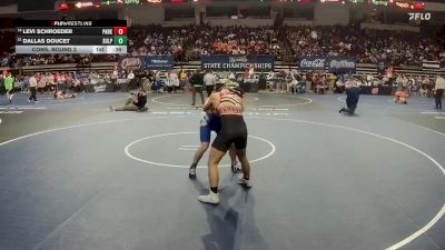 D 1 157 lbs Cons. Round 2 - Dallas Doucet, Sulphur vs Levi Schroeder, Parkway