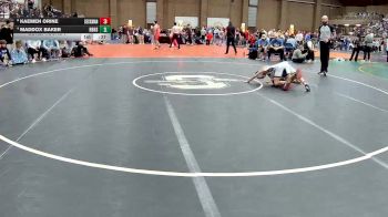 106 lbs Cons. Round 7 - Kaemen Orine, Seckman vs Maddox Baker, Har-Ber