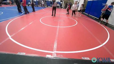 58 lbs Consi Of 16 #2 - Jake Perry, Miami Takedown Club vs Laramie Miller, Barnsdall Youth Wrestling