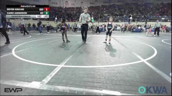 66 lbs Quarterfinal - Bryer Kincaid, Grover Rains Wrestling Club vs Cairo Anderson, Icefighter U