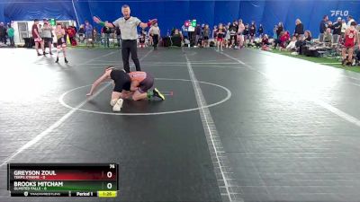 76 lbs Round 7 (8 Team) - Greyson Zoul, Terps Xtreme vs Brooks Mitcham, Olmsted Falls