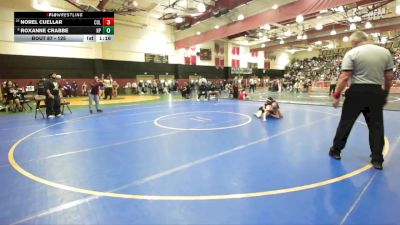 125 lbs Champ. Round 1 - Norel Cuellar, Colton vs Roxanne Crabbe, Newbury Park