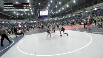 120 lbs Consi Of 8 #1 - Austin Engel, Adams Central vs Anthony Padilla, Westy Wolves