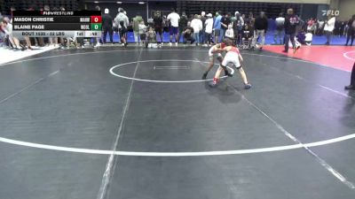 52 lbs Consolation - Mason Christie, Mahwah vs Blaine Page, Woolwich Twp