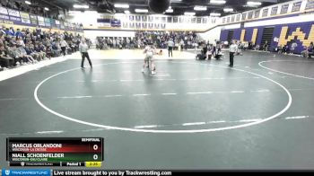 184 lbs Semifinal - NIall Schoenfelder, Wisconsin-Eau Claire vs Marcus Orlandoni, Wisconsin-La Crosse