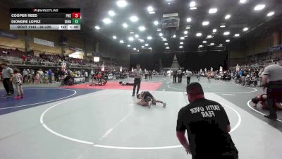 88 lbs Rr Rnd 5 - Cooper Reed, Pikes Peak Warriors vs Diondre Lopez, Duran Elite