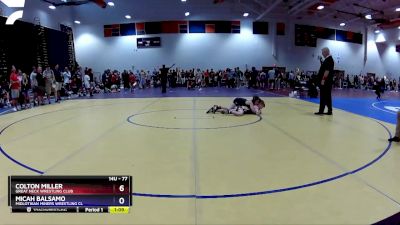 77 lbs Round 1 - Colton Miller, Great Neck Wrestling Club vs Micah Balsamo, Midlothian Miners Wrestling Cl