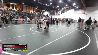 175 lbs Champ. Round 1 - Brian Battulga, South Torrance vs Cooper Robbins, Valencia (Valencia)