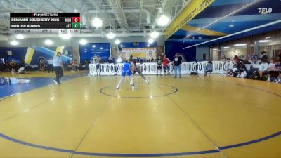150 lbs Round 3 (8 Team) - Benjamin Dougherty-King, VSUS Athletics RTC vs Hunter Adams, Attack WC
