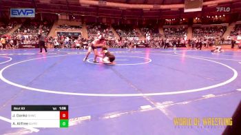 88 lbs Round Of 16 - James Danko, South Hills Wrestling Academy vs Ashton Allfree, SlyFox Wrestling Academy