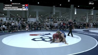 92 lbs Quarters - Ronan An, Level Up Wrestling Center vs Maximus Konopka, Connecticut