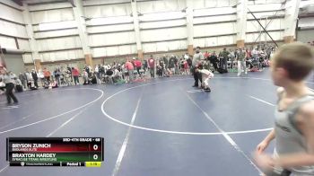 68 lbs Champ. Round 2 - Bryson Zunich, Badlands Elite vs Braxton Hardey, Syracuse Titans Wrestling