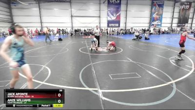 84 lbs Rd# 8- 12:30pm Saturday Final Pool - Anze Williams, Team Michigan vs Jack Aponte, NCWAY National Team