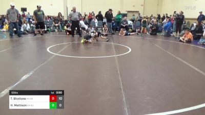 55 lbs Rr Rnd 4 - Tyler Blystone, Undisputed K-4 vs Hunter Mattison, Buffalo Valley K-4