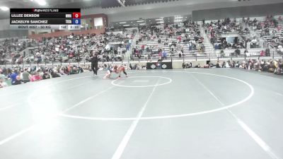 50 kg Champ. Rd Of 32 - Lillee Denson, Michigan Wrestling Academy vs Jackelyn Sanchez, Texas