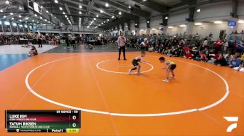 50 lbs Semifinal - Tatum Riksen, Randall Youth Wrestling Club vs Luke Kim, G580 Wrestling Club