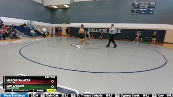 138 lbs 13th Place Match - Sam Sanson, College Park vs Marcus Salazar, Klein Oak