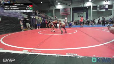 52-55 lbs Consolation - Rhett Woolman, Tiger Trained Wrestling vs Dylan Lockwood, Heat