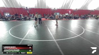 160 lbs Semifinal - Johnathan Krager, CrassTrained: Weigh In Club vs Landon Busch, Cuba City Wrestling Club