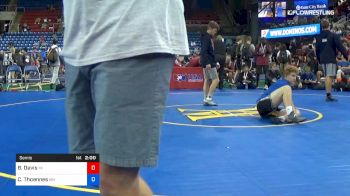 88 lbs Semis - Braeden Davis, Michigan vs Caleb Thoennes, Minnesota