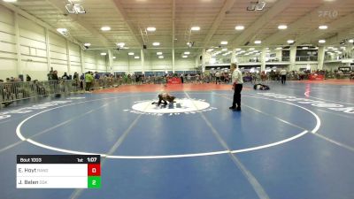 48 lbs Round Of 32 - Emmett Hoyt, Randolph VT vs Jasmine Belen, Ddk Wc