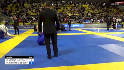 CLAY LANDON MAYFIELD vs MANUEL RIBAMAR V. DE OLIVEIRA FI 2023 World Jiu-Jitsu IBJJF Championship