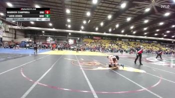 157 lbs 3rd Place Match - Maddox Campbell, Dakota Rattlers Wrestling Club vs Adin Jones, Northeast MT Wrestling Club