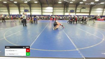118 lbs Consi Of 8 #2 - Dominic DiCenso, Red Roots WC vs Jack Vautour, Doughboy