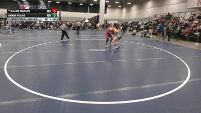 150 lbs Champ. Rd Of 64 - Julian Macias, Grindhouse Wrestling Club vs Aiden Fulks, Adams City Wrestling