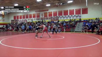 215 lbs Quarterfinal - Wes Stoner, Williamsburg vs Manuel Cervantes, South Tama County