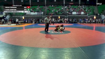 6A 150 lbs Champ. Round 2 - Cade Compton, Oxford vs Brian Freeman, Columbia