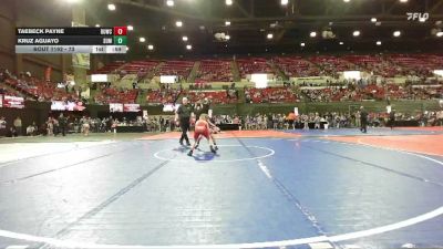 73 lbs Cons. Round 4 - Kruz Aguayo, Team Champs vs Taebeck Payne, SW MT Wrestling