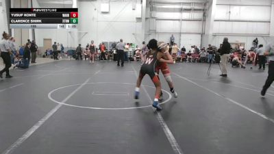 105 lbs Round 6 (8 Team) - Yusuf Konte, Warhawks vs Clarence Shirk, Xtreme Team